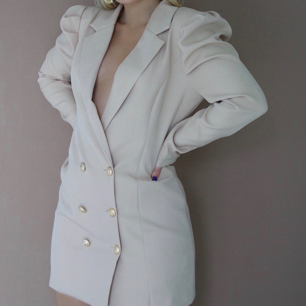 FELDSPAR DOUBLE BREASTED BLAZER DRESS